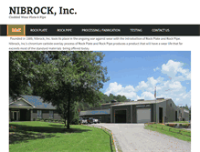Tablet Screenshot of nibrockinc.com